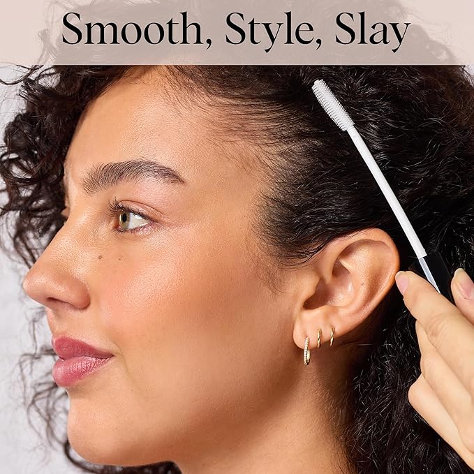 Kitsch Fly Away Stick for Hair - Taming Wand with Biotin, Aloe & Vitamin E - Clear Serum-Like Gel Hair Mascara for Flyaways & Baby Hairs - Lightweight Hair & Multi-Use Hair Stick - 18ml