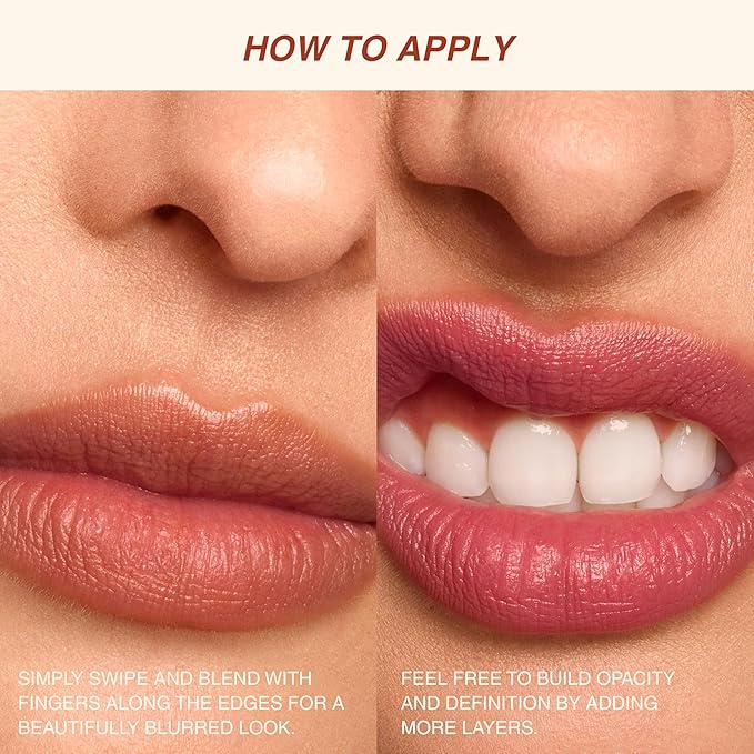 Freck Beauty MAKEOUT CLUB Soft Blur Lipstick – Medium-to-Full Coverage, 8-Hour Wear, Transfer-Proof, Buildable Soft Matte Finish, Wearable Color for All Skin Tones | SHY HOTTIE (Warm Caramel)