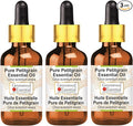 Greenwood Essential Pure Petitgrain Essential Oil (Citrus aurantium Amara) with Glass Dropper Steam Distilled (Pack of Three) 100ml X 3 (10.1oz)