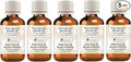 Greenwood Essential Pure Apricot Kernel Oil (Prunus armeniaca) Cold Pressed (Pack of Five) 100ml X 5 (16.9 oz)